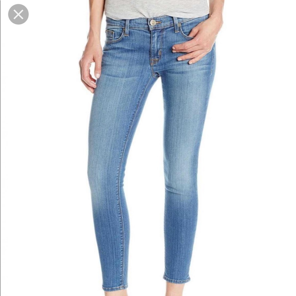 Hudson Krista super skinny crop jeans
